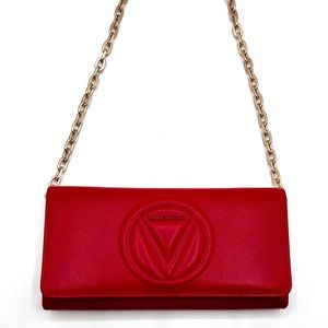 Mario Valentino Ajah Dollaro Leather Chain Wallet
